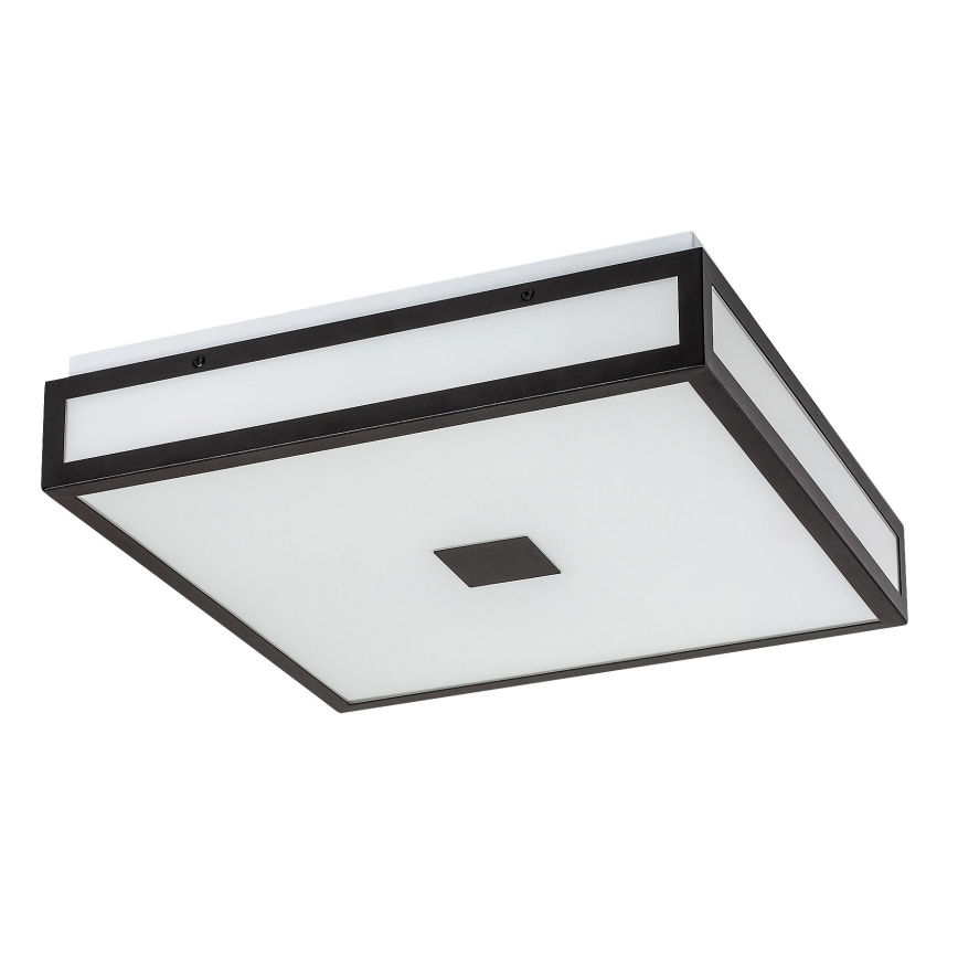 Rabalux - LED Bathroom Ceiling Light LED/18W/230V IP44 Black 30x30 cm