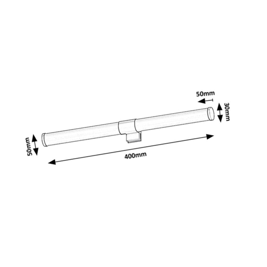 Rabalux - LED Bathroom Mirror Light, 6W, 230V, IP44, 40 cm