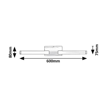 Rabalux - LED Bathroom wall light LED/8W/230V 4000K IP44