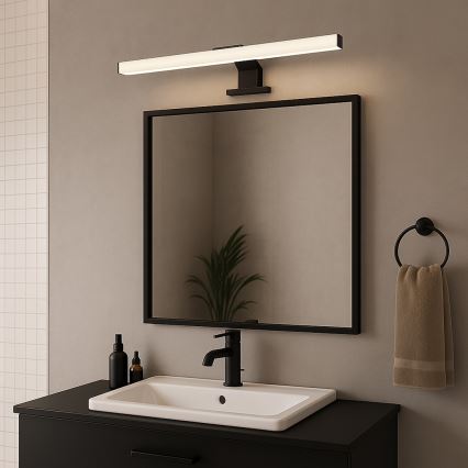 Rabalux - LED Bathroom Mirror Light, 9W, 230V, IP44, 60 cm, Black