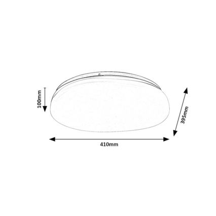 Rabalux - LED Bathroom Ceiling Light LED/24W/230V IP44 Ø 41 cm