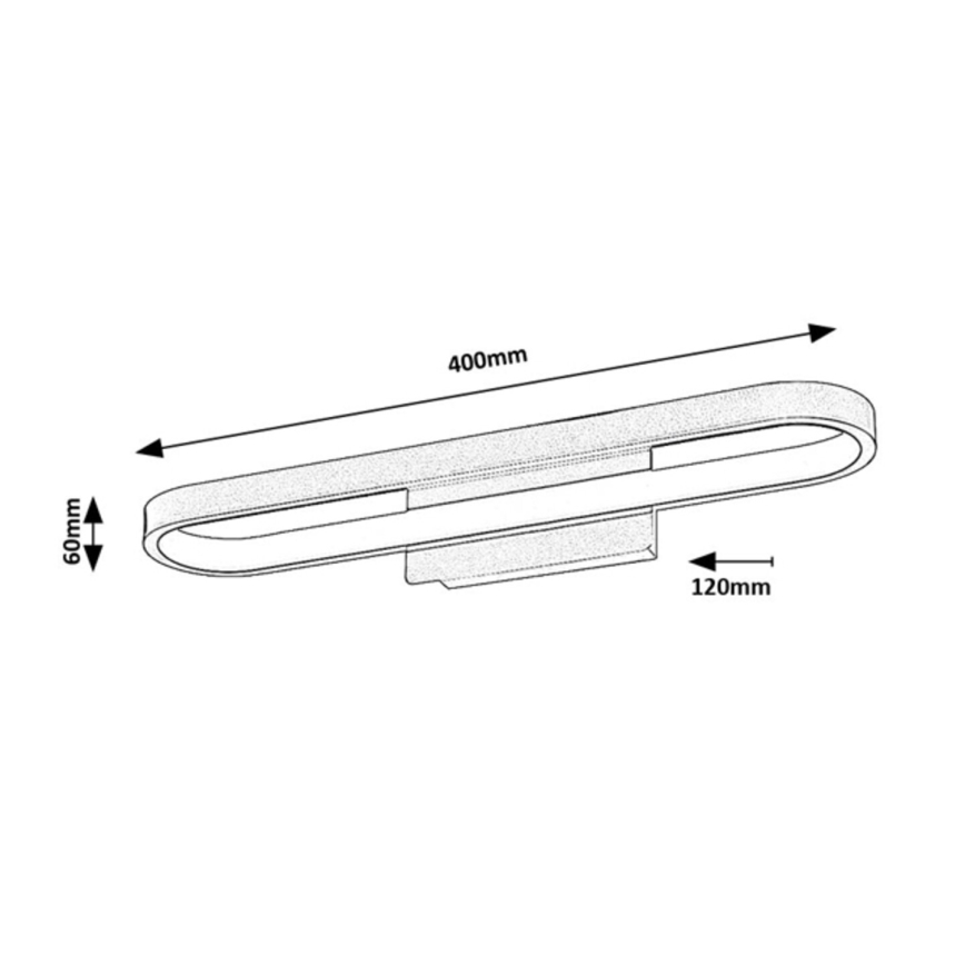 Rabalux - LED Bathroom Mirror Light 15W/230V IP44 40 cm