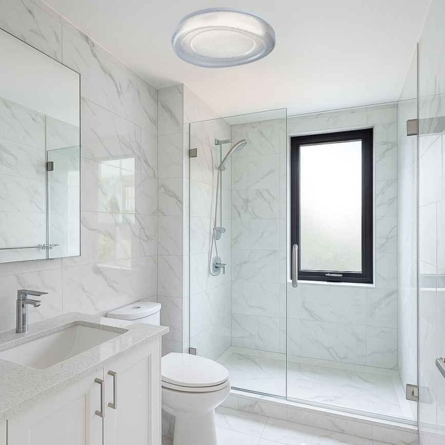 Rabalux - LED Bathroom Ceiling Light, 24W/230V, IP44, 4000K, Ø 38 cm