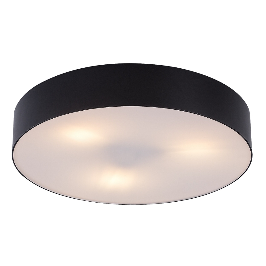 Rabalux - Outdoor ceiling light, 3x E27/9W/230V, Ø 39 cm, IP43, black