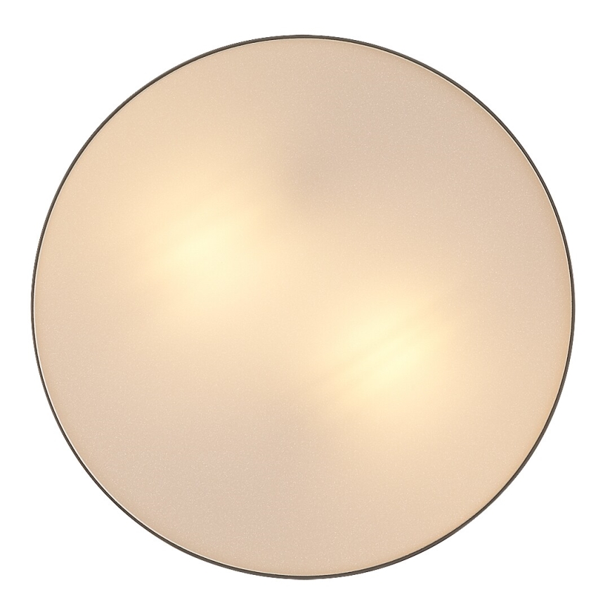 Rabalux - Outdoor ceiling light 2x E27/9W/230V Ø 29 cm IP43 beige