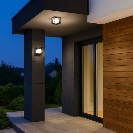 Rabalux - Outdoor Wall Light 1x E14/15W/230V, IP44, Black