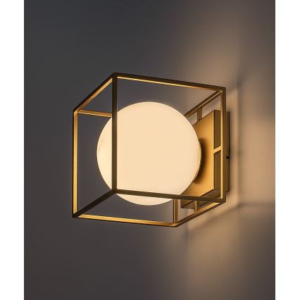 Rabalux - Outdoor wall light 1xE14/15W/230V IP44 gold