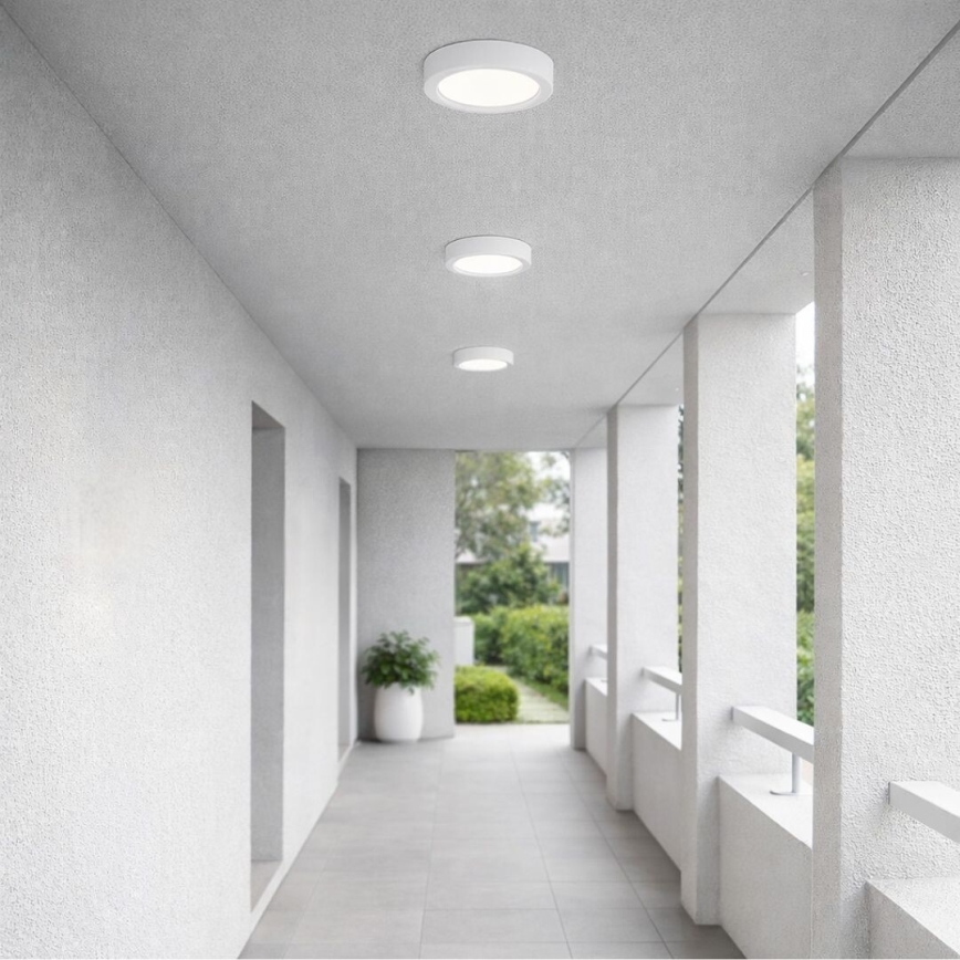 Rabalux - LED bathroom ceiling light LED/24W/230V, diam. 22 cm, IP44, white