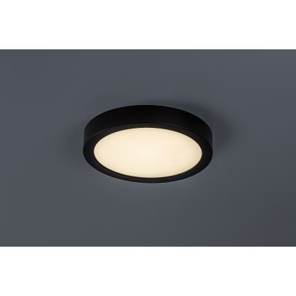 Rabalux - LED Bathroom Ceiling Light LED/24W/230V Ø 22 cm IP44 Black