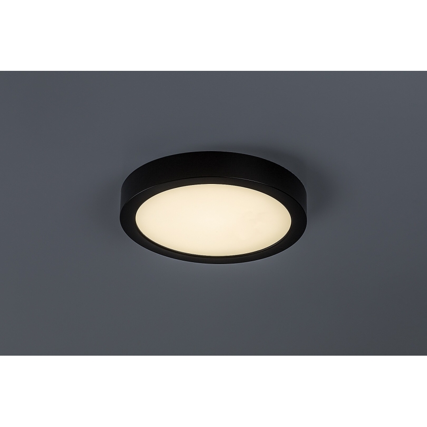 Rabalux - LED Bathroom Ceiling Light LED/24W/230V Ø 22 cm IP44 Black