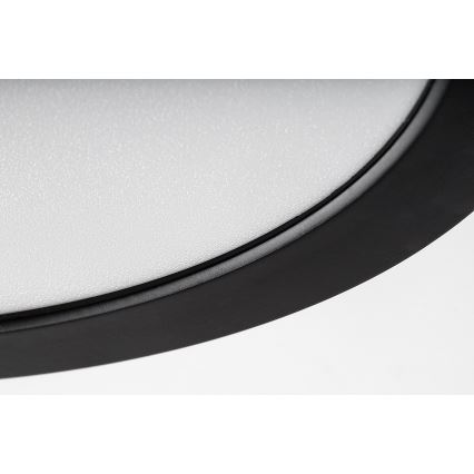Rabalux - LED Bathroom Ceiling Light LED/24W/230V Ø 22 cm IP44 Black