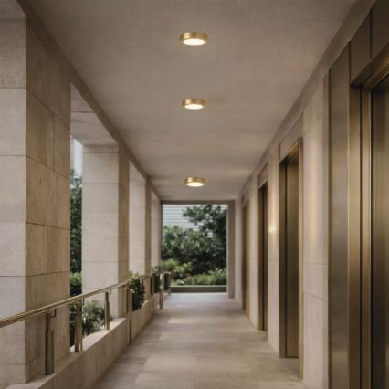 Rabalux - LED Bathroom Ceiling Light LED/7W/230V Ø 12 cm IP44 gold