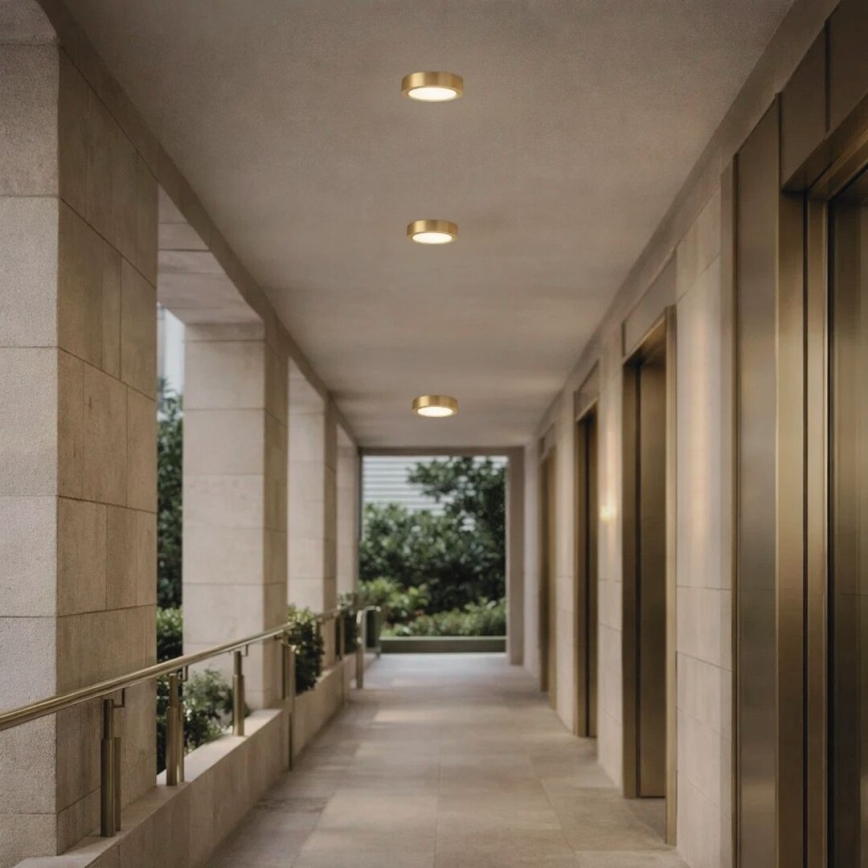 Rabalux - LED Bathroom Ceiling Light LED/7W/230V Ø 12 cm IP44 gold