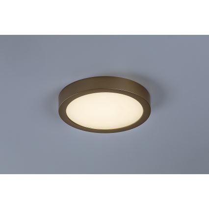 Rabalux - LED Bathroom Ceiling Light LED/24W/230V Ø 22 cm IP44 Gold