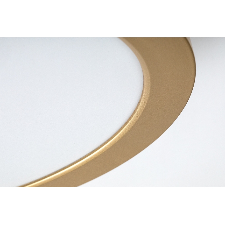 Rabalux - LED Bathroom Ceiling Light LED/24W/230V Ø 22 cm IP44 Gold