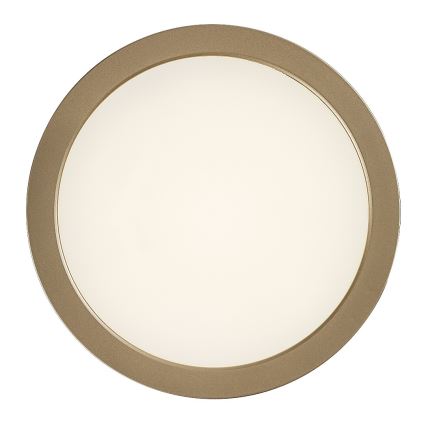 Rabalux - LED Bathroom Ceiling Light LED/24W/230V Ø 22 cm IP44 Gold