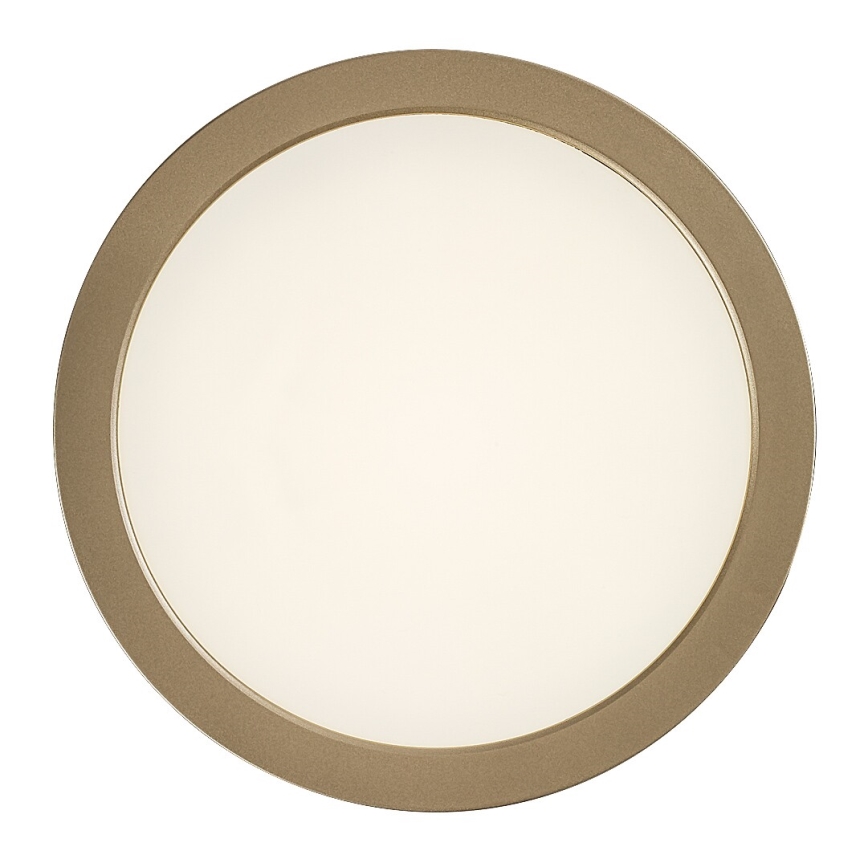 Rabalux - LED Bathroom Ceiling Light LED/24W/230V Ø 22 cm IP44 Gold