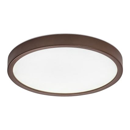 Rabalux - LED Bathroom Ceiling Light, 18W, 230V, Selectable 3000/4000/6000K, Ø 29 cm, IP44, Brown