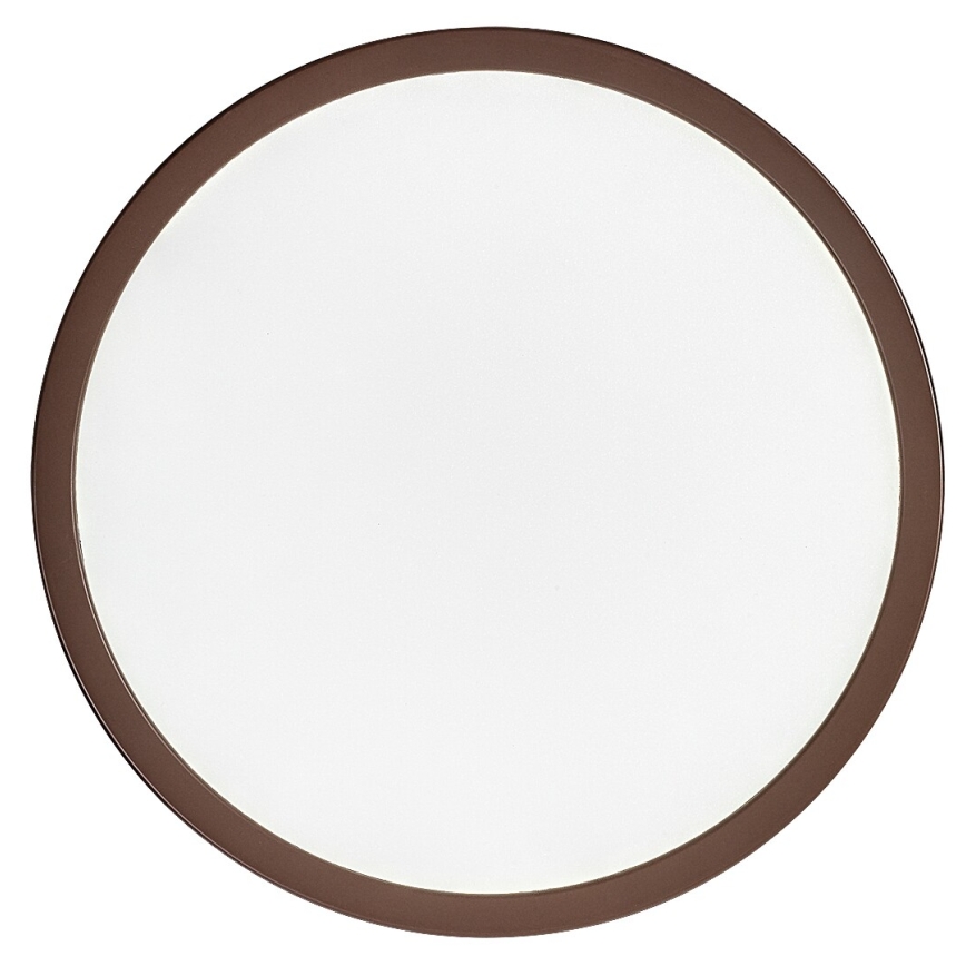 Rabalux - LED Bathroom Ceiling Light, 18W, 230V, Selectable 3000/4000/6000K, Ø 29 cm, IP44, Brown