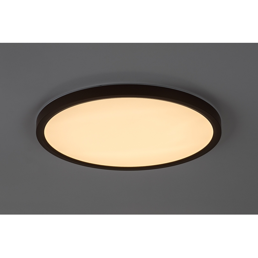 Rabalux - LED Bathroom Ceiling Light LED/24W/230V 3000/4000/6000K Ø 40 cm IP44 Brown