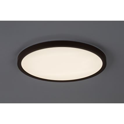 Rabalux - LED Bathroom Ceiling Light LED/24W/230V 3000/4000/6000K Ø 40 cm IP44 Brown