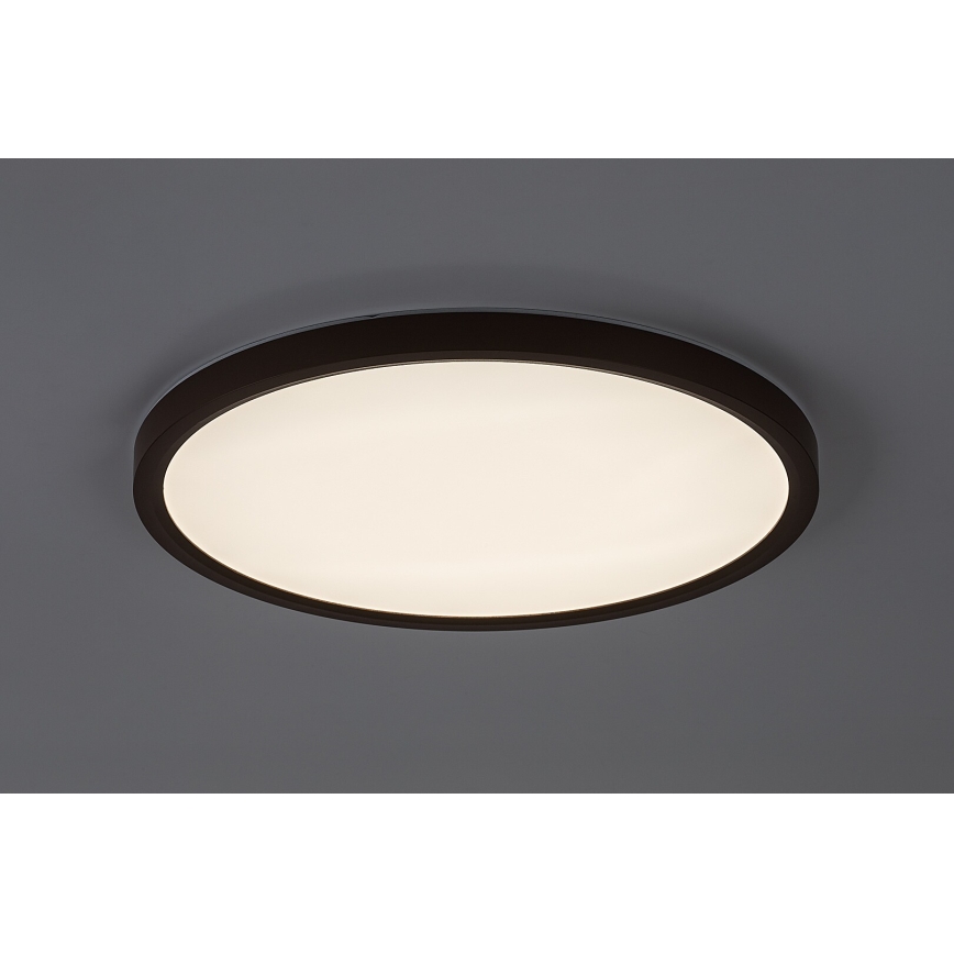 Rabalux - LED Bathroom Ceiling Light LED/24W/230V 3000/4000/6000K Ø 40 cm IP44 Brown
