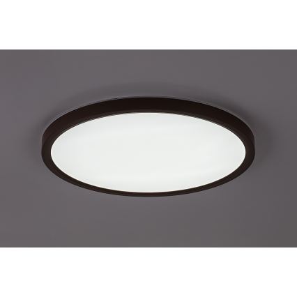 Rabalux - LED Bathroom Ceiling Light LED/24W/230V 3000/4000/6000K Ø 40 cm IP44 Brown