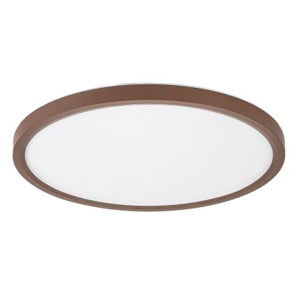 Rabalux - LED Bathroom Ceiling Light LED/24W/230V 3000/4000/6000K Ø 40 cm IP44 Brown