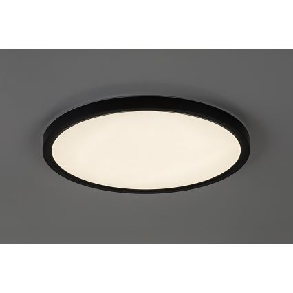 Rabalux - LED bathroom ceiling light LED/24W/230V 3000/4000/6000K Ø 40 cm IP44 black