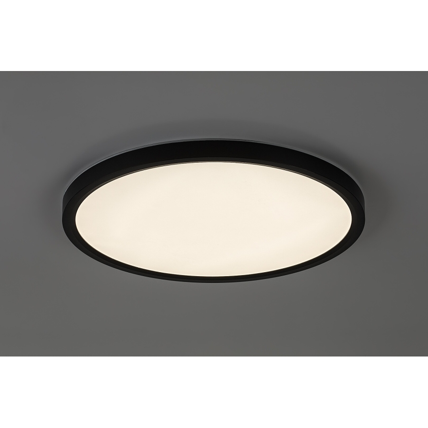 Rabalux - LED bathroom ceiling light LED/24W/230V 3000/4000/6000K Ø 40 cm IP44 black