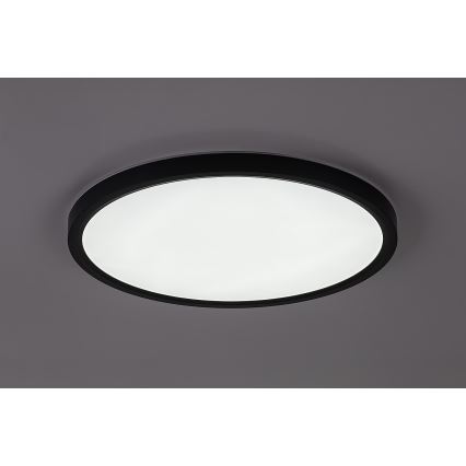 Rabalux - LED bathroom ceiling light LED/24W/230V 3000/4000/6000K Ø 40 cm IP44 black