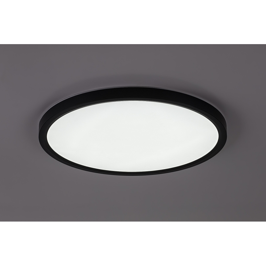 Rabalux - LED bathroom ceiling light LED/24W/230V 3000/4000/6000K Ø 40 cm IP44 black