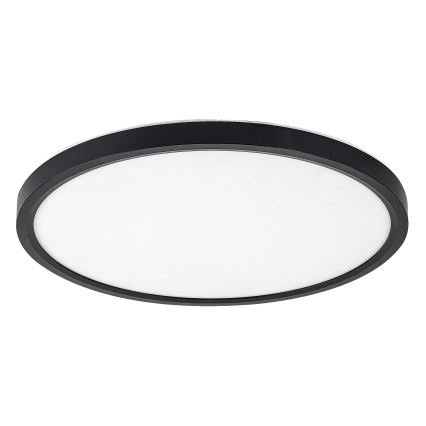 Rabalux - LED bathroom ceiling light LED/24W/230V 3000/4000/6000K Ø 40 cm IP44 black