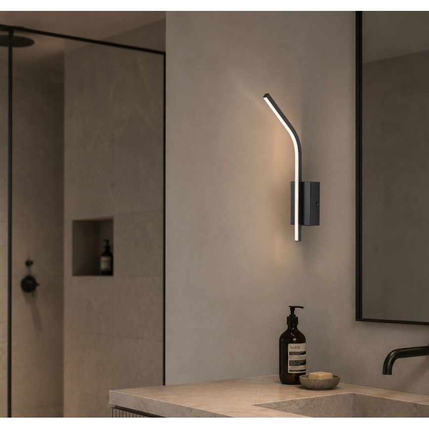 Rabalux - LED bathroom wall light LED/10W/230V 4000K IP44 black