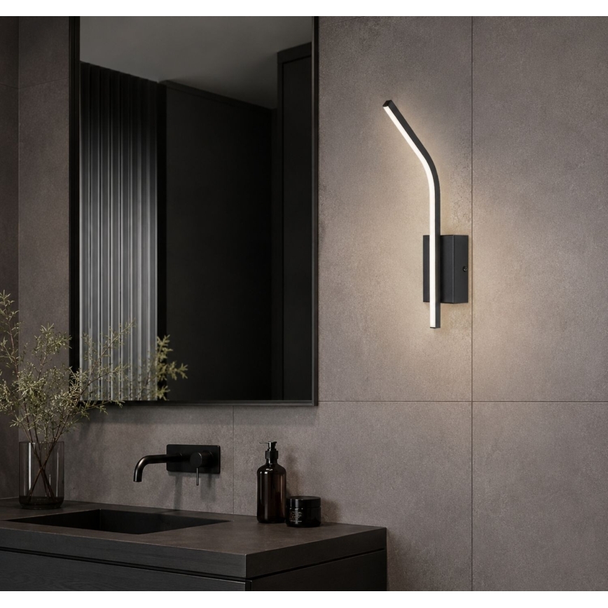 Rabalux - LED bathroom wall light LED/10W/230V 4000K IP44 black