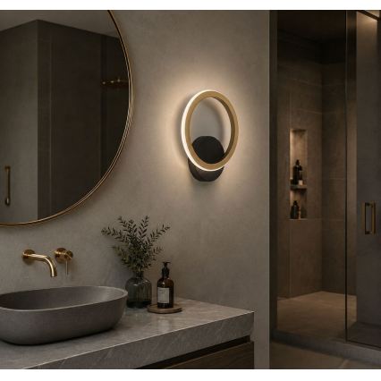 Rabalux - LED Bathroom Wall Light LED/8W/230V IP44 Gold