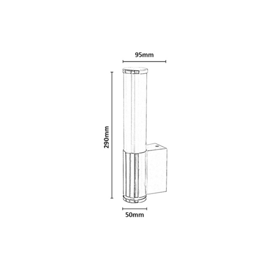 Rabalux - LED Bathroom Wall Light LED/6W/230V IP44 Polished Chrome