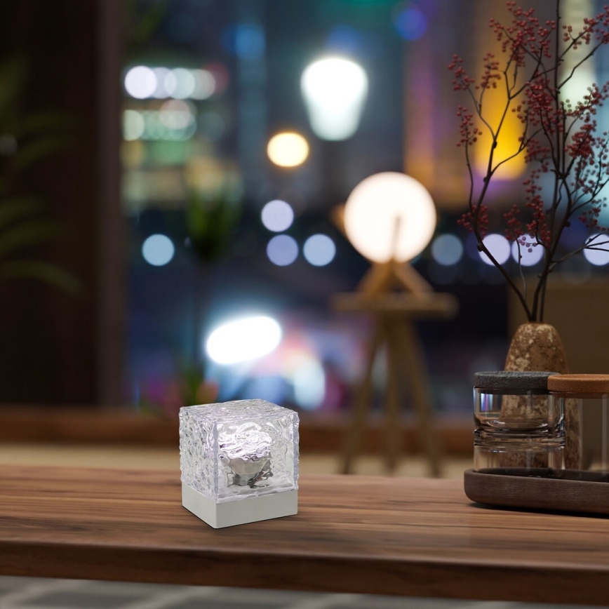 Rabalux - LED RGB Dimmable rechargeable table lamp LED/1W/5V + remote control