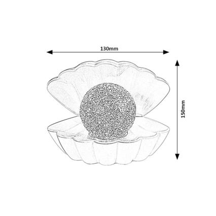 Rabalux - LED RGB Decorative Lamp LED/0,8W/3xAAA