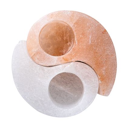 Rabalux - Salt Lamp - Candle Holder Orange/White