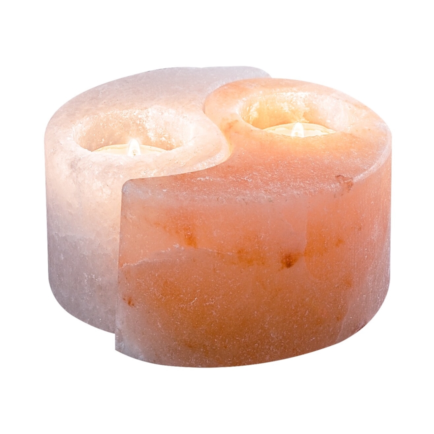 Rabalux - Salt Lamp - Candle Holder Orange/White
