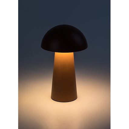 Rabalux - Dimmable LED Touch Rechargeable Outdoor Lamp LED/1.5W/5V IP44 1200 mAh USB Brown