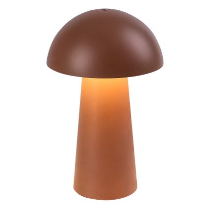 Rabalux - Dimmable LED Touch Rechargeable Outdoor Lamp LED/1.5W/5V IP44 1200 mAh USB Brown