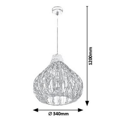 Rabalux - Chandelier on a string 1xE27/40W/230V