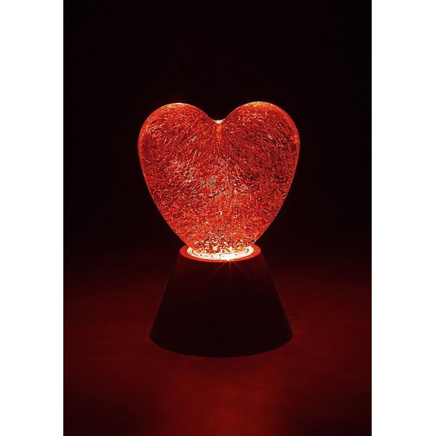 Rabalux - LED RGB Decorative Lamp LED/0.8W/3xAA Heart-shaped