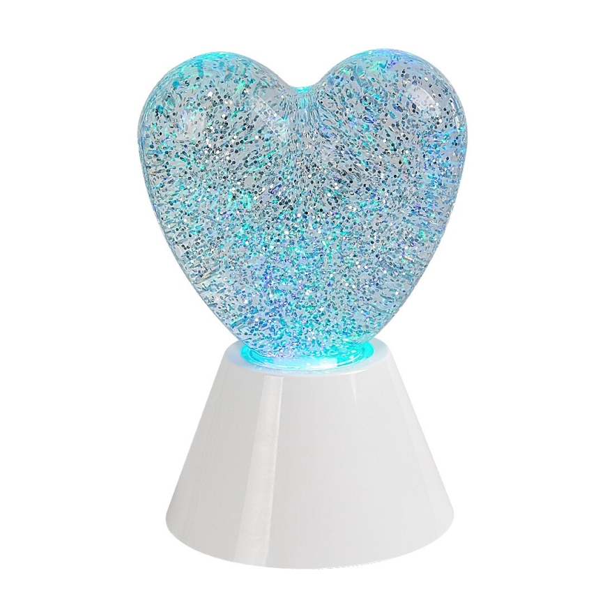 Rabalux - LED RGB Decorative Lamp LED/0.8W/3xAA Heart-shaped