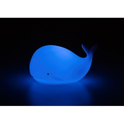 Rabalux - LED RGB Touch Night Light LED/0,05W/1xCR2032 Whale