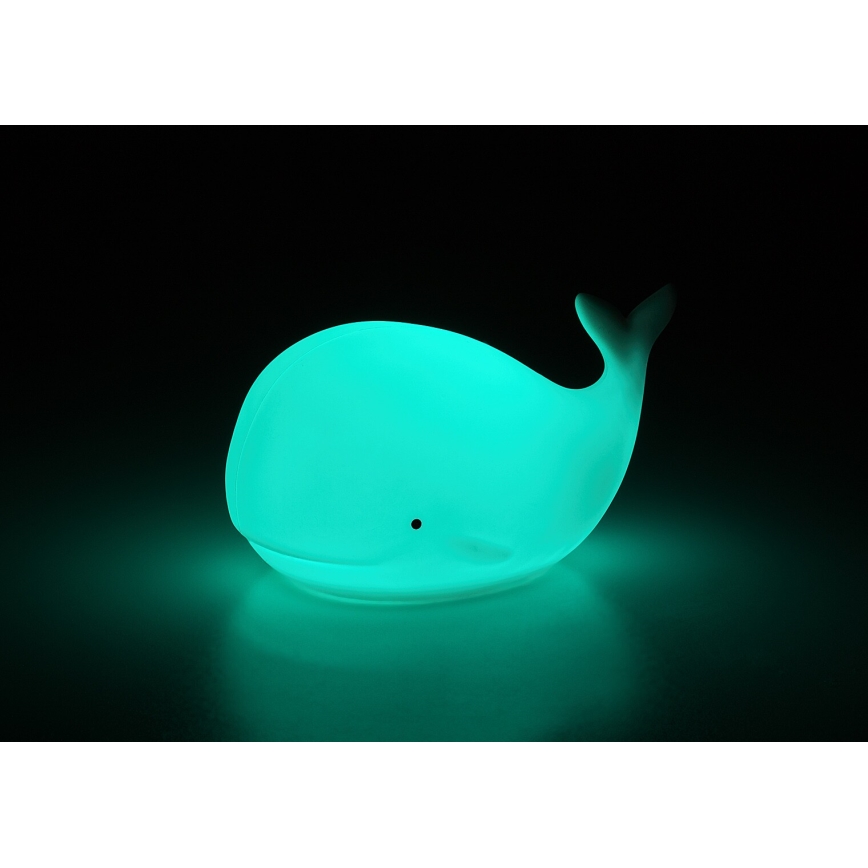 Rabalux - LED RGB Touch Night Light LED/0,05W/1xCR2032 Whale