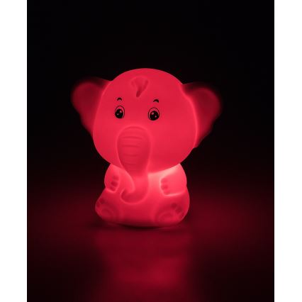 Rabalux - LED RGB Touch Nightlight LED/0,05W/1xCR2032 Elephant