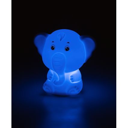Rabalux - LED RGB Touch Nightlight LED/0,05W/1xCR2032 Elephant